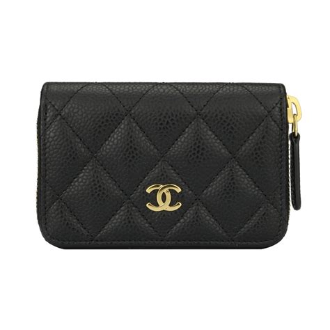 chanel classic zipped wallet|chanel small zipper wallet.